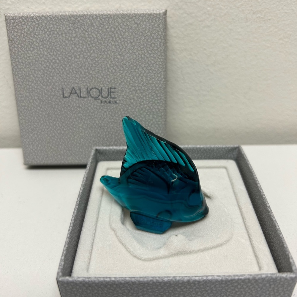 Lalique crystal fish